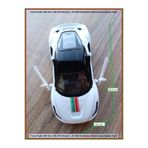 OYUNCAKSAHİLİ Ferrari İtalia 458 Tarzı 296 GTB Diecast 1.43 Mini Koleksiyon Metal Araba Kapıları Açılır