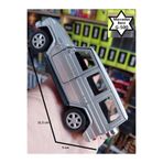 OYUNCAKSAHİLİ Mercedes Benz G500 V8 Kasa Model Jip Dıecast Koleksiyon Metal Araba Kapıları Açılır Gri