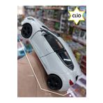 OYUNCAKSAHİLİ Renault Clio Diecast Metal Araba Kapılar Açılır 1.36 Beyaz Reno Clıo Koleksiyon Model