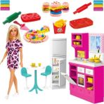 Oyuncakzade Oyuncak Mutfak Oyun Seti Barbie Bebek Çilek Makyaj Seti Pizza Oyun Seti Hamburger Oyun Seti