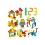 OyuncakZade Yapı Blokları Oyuncak Lego 62 Parça + Tekerlekli Boru Lego 72 Parça Zeka Geliştirici Set