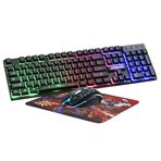 Oyuncu Klavye Mouse MousePad Seti Marvel Spiderman Örümcek Adam Gökkuşağı Aydınlatmalı Lisanslı MV-144-SM