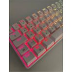 Oyuncu Klavyesi T60 Kırmızı Switch Rgb Klavye Kablolu Gaming Oyuncu Klavyesi - Beyaz