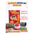 OYUNKAFASI İngilizce Kelime Avı + Kelime Küpü 2’li Set | Eğitici Zeka Oyunu 176 Kelime 6+ Yaş