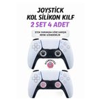 OYUNKAFASI Joystick Kol Silikon Koruyucu Kılıf ( PS4, PS5 ) Karışık Renk Gönderilir.
