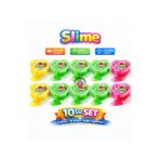 OYUNKAFASI Renkli Slime Seti – 10’lu Kalpli Kutuda Yumuşak Slime Oyuncak