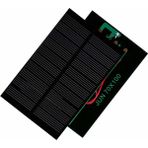 Oyunlarla Fen Küçük Mini Güneş Paneli 7CMX10CM 6 Volt + ve - Uç Kablolu