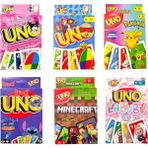 Oyunsal Kuromi Uno + Brawl Stars Uno + Pokemon Uno + Lilo&stitch Uno + Minecraft Uno + Labubu Uno 6'lı Set - Çok Renkli