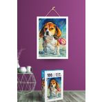 Oyunzu Sevimli Köpek 100 Parça Puzzle