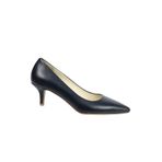 OZ AYAKKABI Lacivert Flotur Deri Stiletto