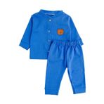 Oz Baby Pamuklu Likralı Önden Çıtlı 4 Mevsim Bebek Takımı (6-24 Ay)