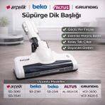 Öz Beyaz Eşya Altus AL-6824 Ds Şarjlı Dik Süpürge Fırçası (Orjinal Yd.parça)