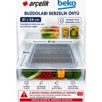 Öz Beyaz Eşya Arçelik- 4263/TMB,AR/4264,TMS,5272/NH,4263/N,5277/NH Buzdolabı Sebzelik Örtü 61X54CM(2.SAYFAYI Kontrl Ediniz)