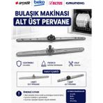 Öz Beyaz Eşya Arçelik - Beko - Altus - Grundig Uyumlu Bulaşık Makinesi Üst Alt Pervane Yedek Parça Seti