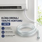 Öz Beyaz Eşya General Uyumlu Klima Drenaj Tahliye Serum Hortumu 1 Metre