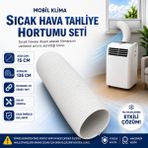 Öz Beyaz Eşya Kaıra KPAC12B Portatif Klima Egzoz Tahliye Hortumu
