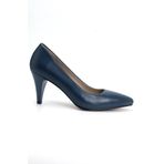 OZ DOROTHY Lacivert Deri Stiletto