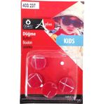 Öz-El Fuşya Simli 4 Adet 15 Mm Bebek Düğme, Çocuk Düğme, Gömlek Kazak Yelek Düğmesi 403 237