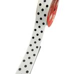 Öz-El Mini Makara Puantiye Baskılı Grogren Kurdele 2,5 Cm 5 Mt 140 064