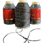 Öz-El Siyah Altın Simli İp, Oya, Şal, Dantel, Örgü İpi 100 Gr