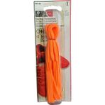 Öz-El Turuncu Fosfor Rengi 8 Mm 110 Cm Yuvarlak Ayakkabı Bağı, Bir Çift Ayakkabı Bağcığı, 990 184