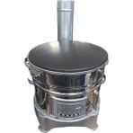 Öz Güveçli Mangal Sobası ( Saç Tavalı)