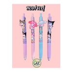 ÖZ OFİS Kuromi My Melody Cinnamoroll Metal Klipsli 0.7mm Uçlu Kalem 1 adet Yeni Sezon
