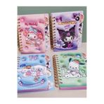 ÖZ OFİS Kuromi,my Melodı,cınnamoroll,pochacco Ayraçlı Defter (1 Adet)