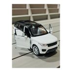 ÖZ OFİS Range Rover Sport Beyaz 1/36 Ölçek Çek Bırak Özellikli Metal Model Araba Cam Tavanlı