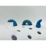 Ozan Tuhafiye Crocs 3D Jibbitz Terlik Süsü 2 Parça 3 Boyutlu JBB0687-689 - Mavi