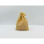 Ozan Tuhafiye Kese Hasır Renk Jüt Kumaş 10X14 cm 50 Adet