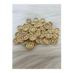 OzanTuhafiye Ahşap Handmade Düğme 1.5 Cm 20 Adet