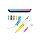 Ozantuhafiye Şarj Kablo Koruyucu Usb Koruyucu Silikon Spiral 6'Lı Paket