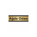 Özarslan Dizayn Ağda Odası 5x20 cm Altın Renk Metal Yönlendirme Levhası