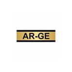Özarslan Dizayn Ar-ge 10x20 cm Altın Renk Metal Yönlendirme Levhası