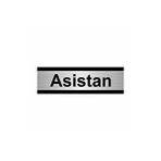 Özarslan Dizayn Asistan 7x20 cm Gümüş Renk Metal Yönlendirme Levhası