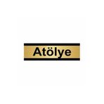 Özarslan Dizayn Atölye 5x20 cm Altın Renk Metal Yönlendirme Levhası