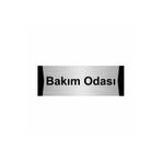 Özarslan Dizayn Bakım Odası 10x20 cm Gümüş Renk Metal Yönlendirme Levhası