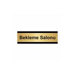 Özarslan Dizayn Bekleme Salonu 5x20 cm Altın Renk Metal Yönlendirme Levhası