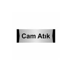 Özarslan Dizayn Cam Atık 7x20 cm Gümüş Renk Metal Yönlendirme Levhası