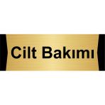 Özarslan Dizayn Cilt Bakımı 5x20 cm Altın Renk Metal Yönlendirme Levhası