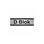 Özarslan Dizayn D Blok 10x20 cm Gümüş Renk Metal Yönlendirme Levhası