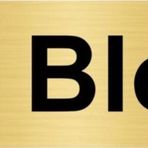 Özarslan Dizayn D Blok 5x20 cm Altın Renk Metal Yönlendirme Levhası