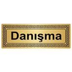 Özarslan Dizayn Danışma 10x20 cm Altın Renk Metal Yönlendirme Levhası