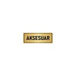 Özarslan Dizayn Departman Kapı İsimliği Aksesuar 10x20 cm Altın Renk Metal Yönlendirme Levhası