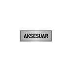 Özarslan Dizayn Departman Kapı İsimliği Aksesuar 5x20 cm Gümüş Renk Metal Yönlendirme Levhası
