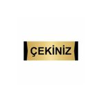 Özarslan Dizayn Departman Kapı İsimliği Çekiniz 5x20 cm Altın Renk Metal Yönlendirme Levhası