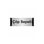Özarslan Dizayn Departman Kapı İsimliği Çöp Sepeti 5x20 cm Gümüş Renk Metal Yönlendirme Levhası