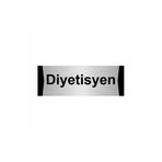 Özarslan Dizayn Departman Kapı İsimliği Diyetisyen 5x20 cm Gümüş Renk Metal Yönlendirme Levhası