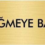 Özarslan Dizayn Departman Kapı İsimliği Düğmeye Basınız 7x20 cm Altın Renk Metal Yönlendirme Levhası